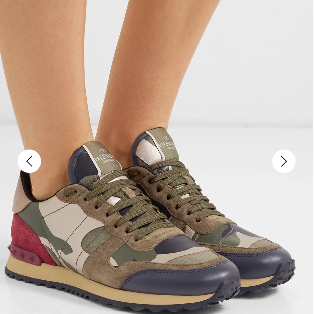 Valentino Garavani Rockrunner camouflage sneakers - Picture 3 of 12
